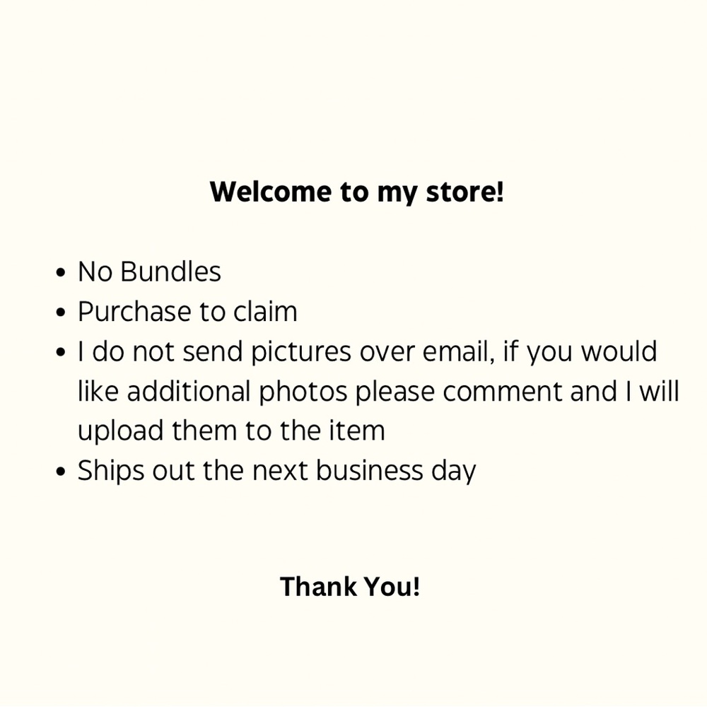 Store Rules